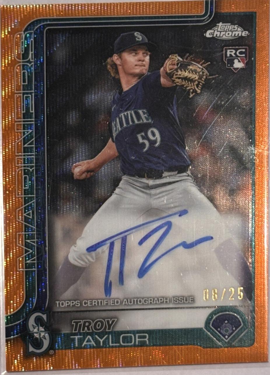 Troy Taylor [Orange Wave Refractor] #RA-TTA