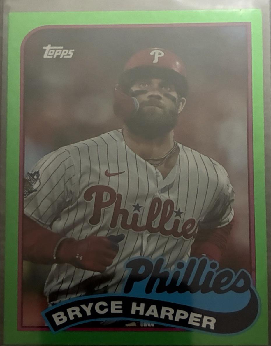 Mike Schmidt, Bryce Harper [Green] #89DH-12