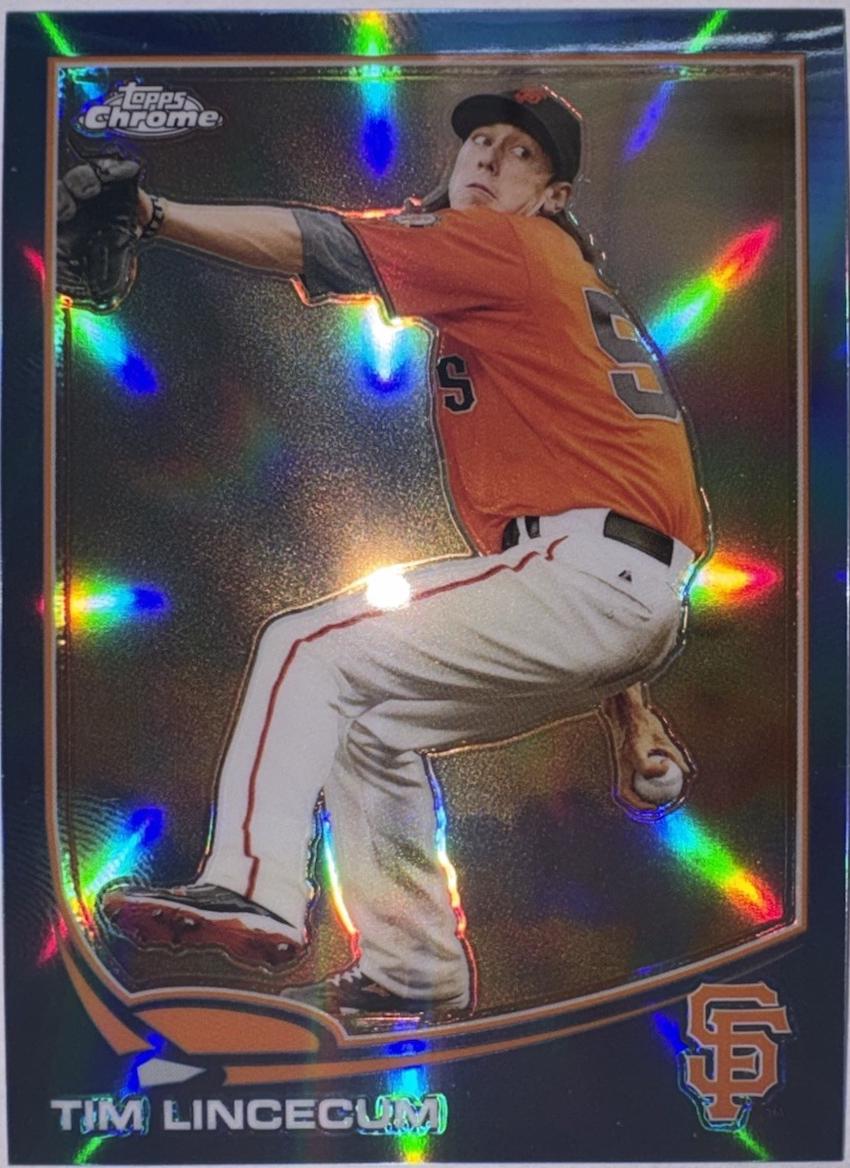 Tim Lincecum [Blue Refractor] #64