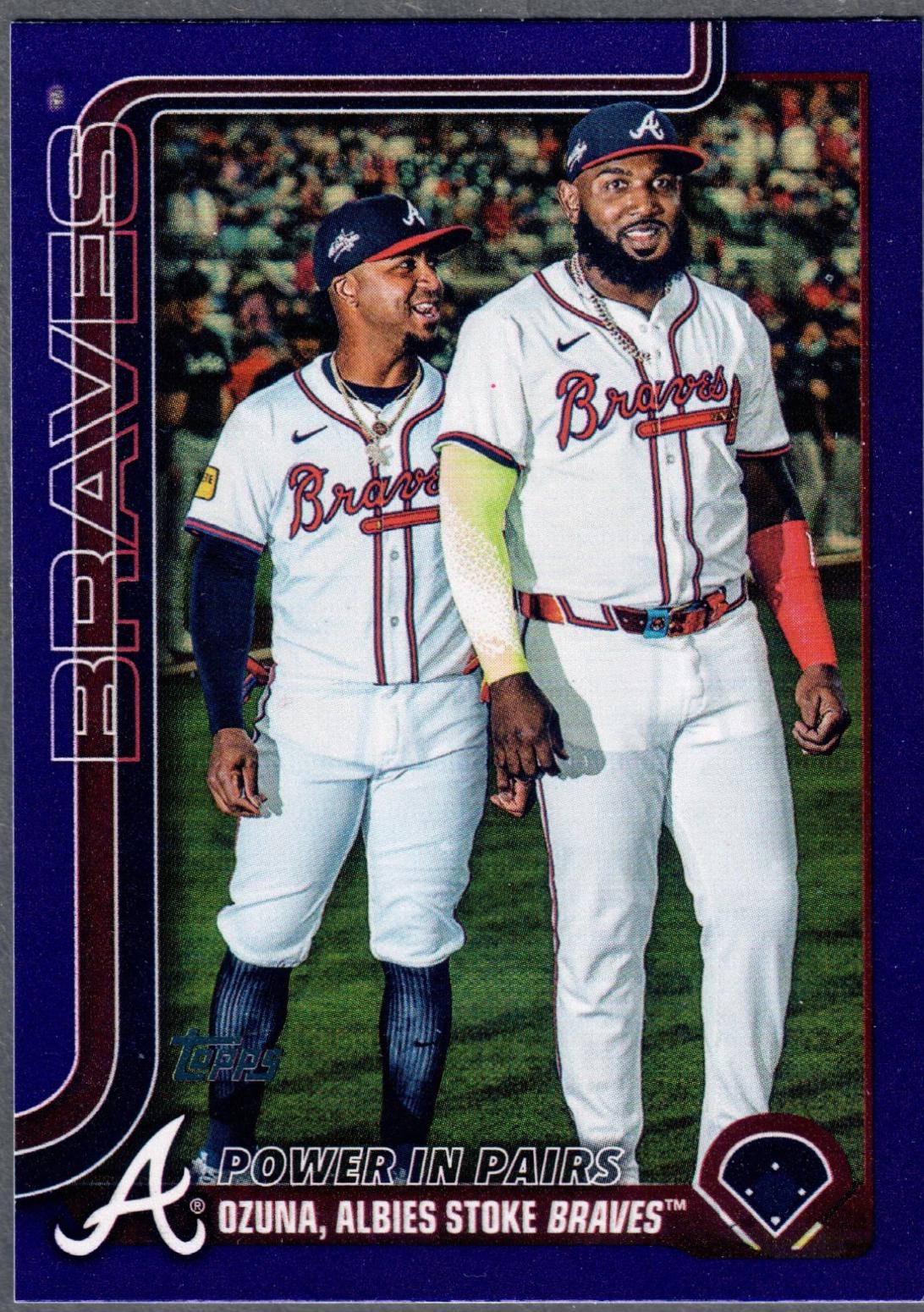Marcell Ozuna / Ozzie Albies [Purple Rainbow Foil] #US229