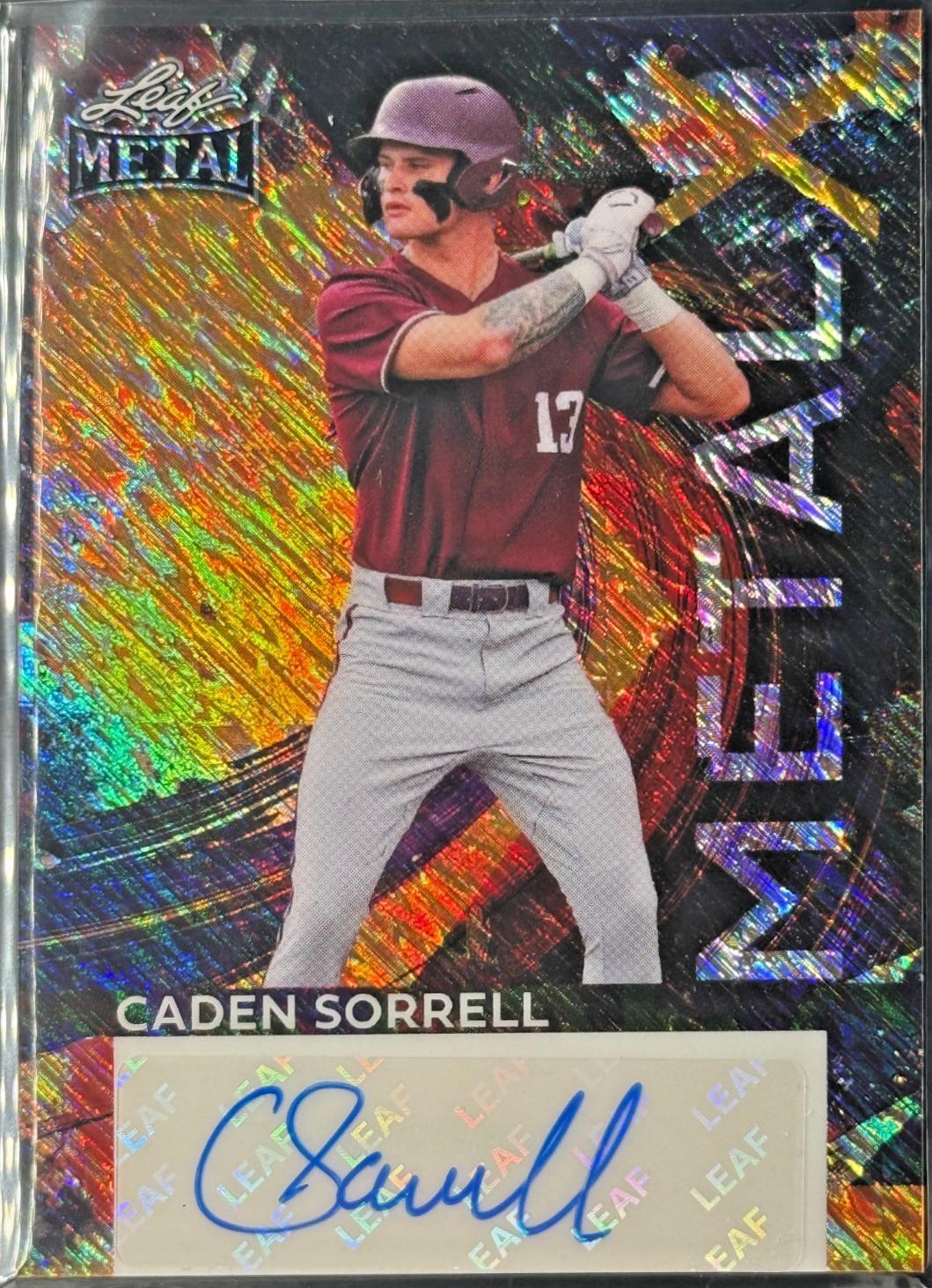 Caden Sorrell [Red Flood] #MX-CS1