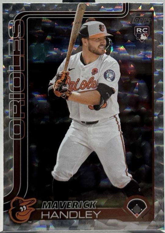 Maverick Handley [Silver Crackle Foil] #US274
