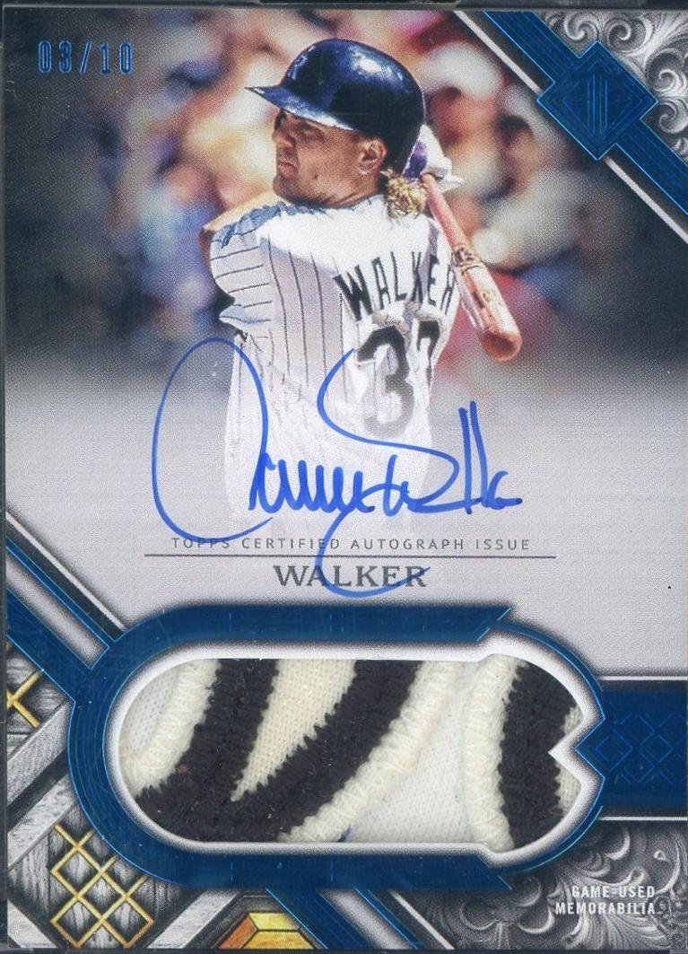 Larry Walker [Blue] #PCA-LW