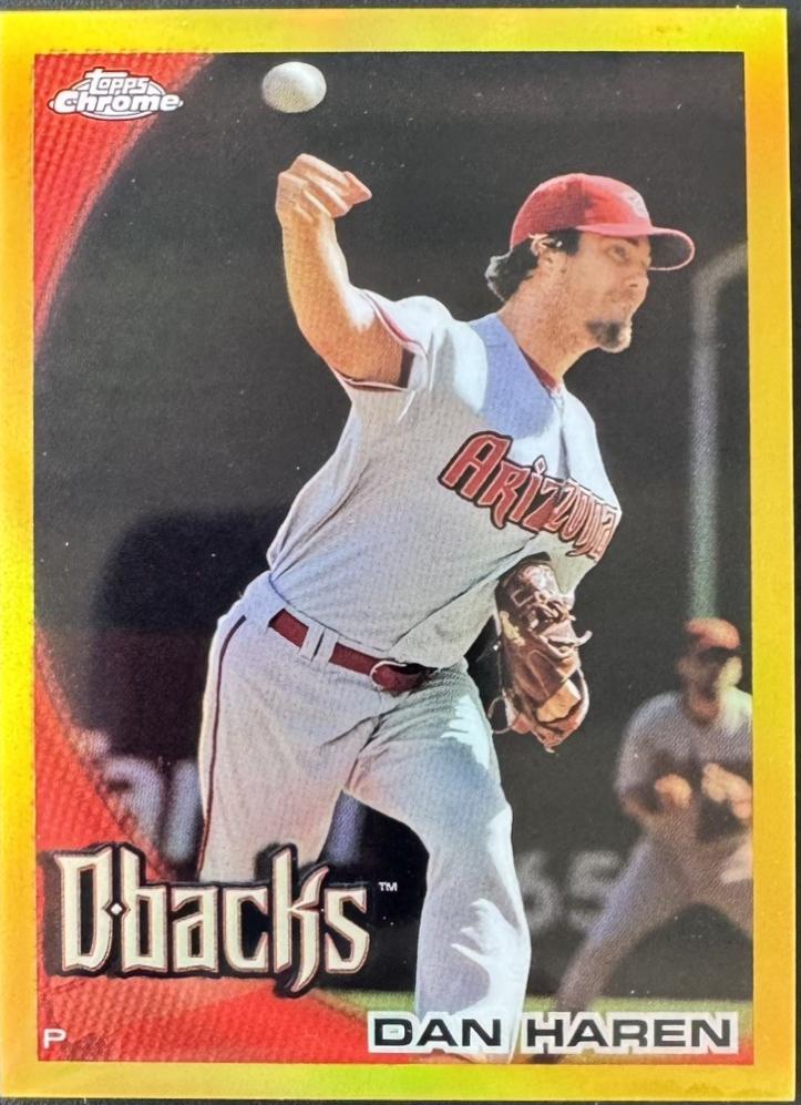 Dan Haren [Gold Refractor] #129