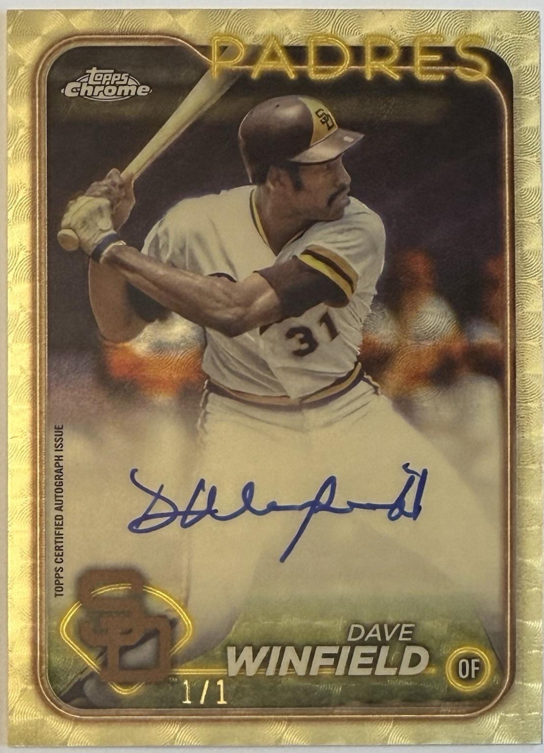 Dave Winfield [Superfractor] #CLA-DW