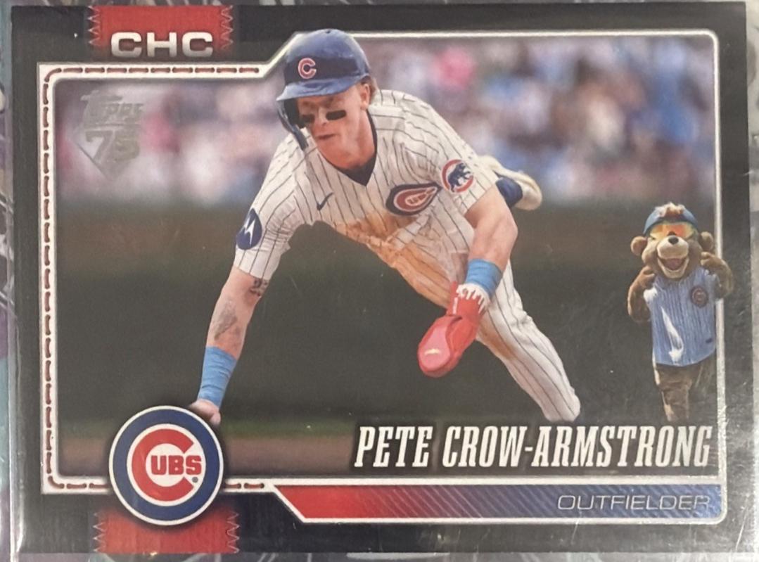 Pete Crow-Armstrong [Black Hidden Mascot] #196