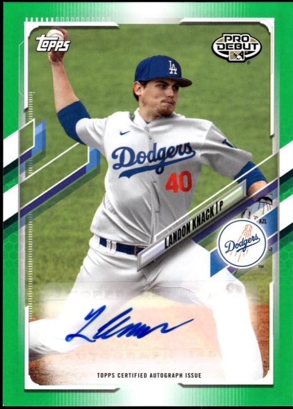 Landon Knack [Green Autograph] #PD-62