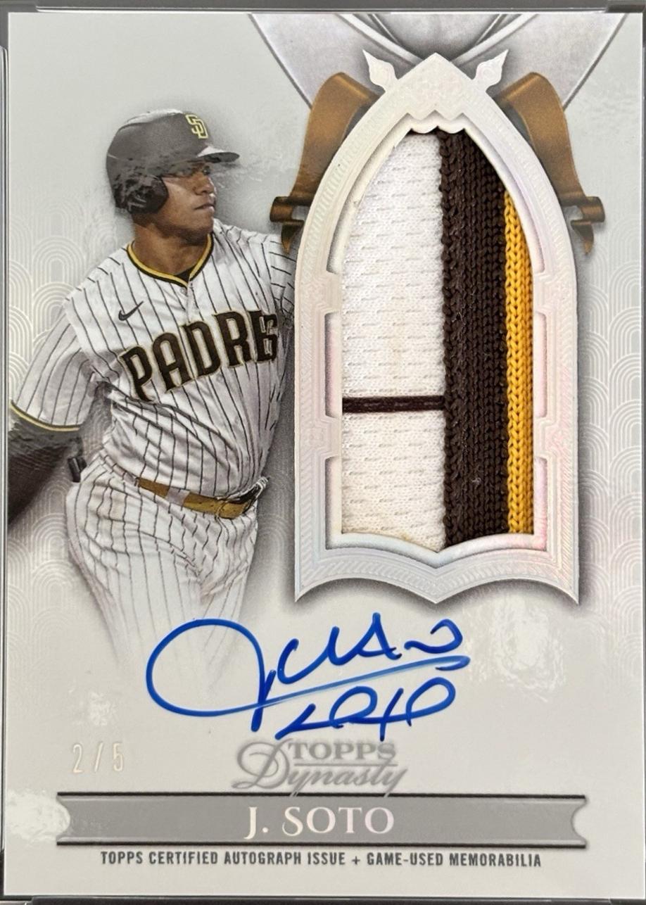 Juan Soto [Silver Autograph Patch Vertical] #DAPB-JS1