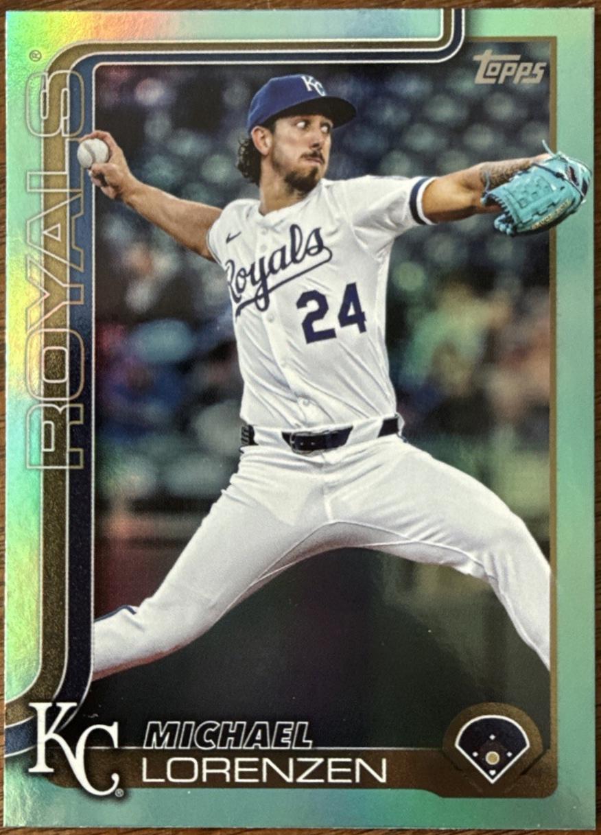 Michael Lorenzen [Aqua Rainbow Foil] #US222