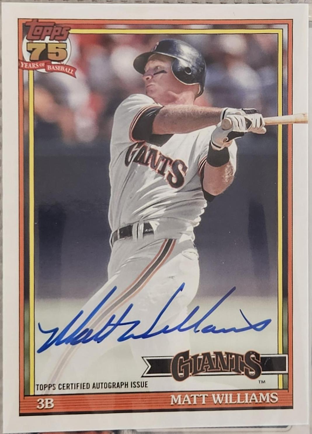 Matt Williams #91A-MW