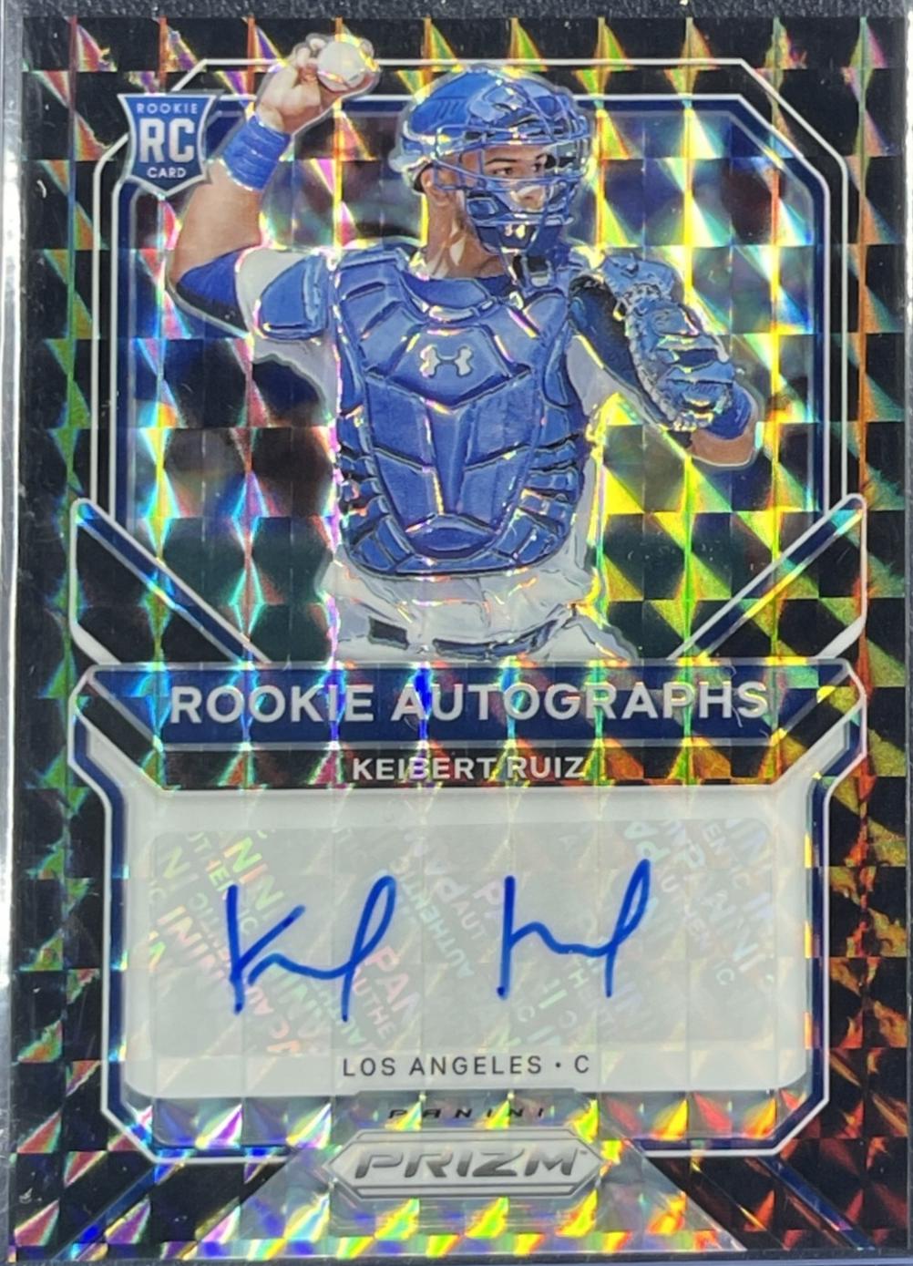 Keibert Ruiz [Black Finite Prizm] #RA-KR