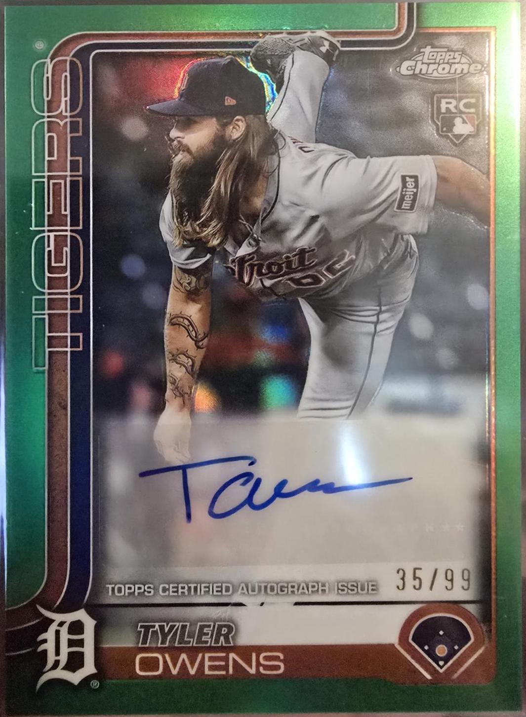 Tyler Owens [Green Refractor] #AC-TOW