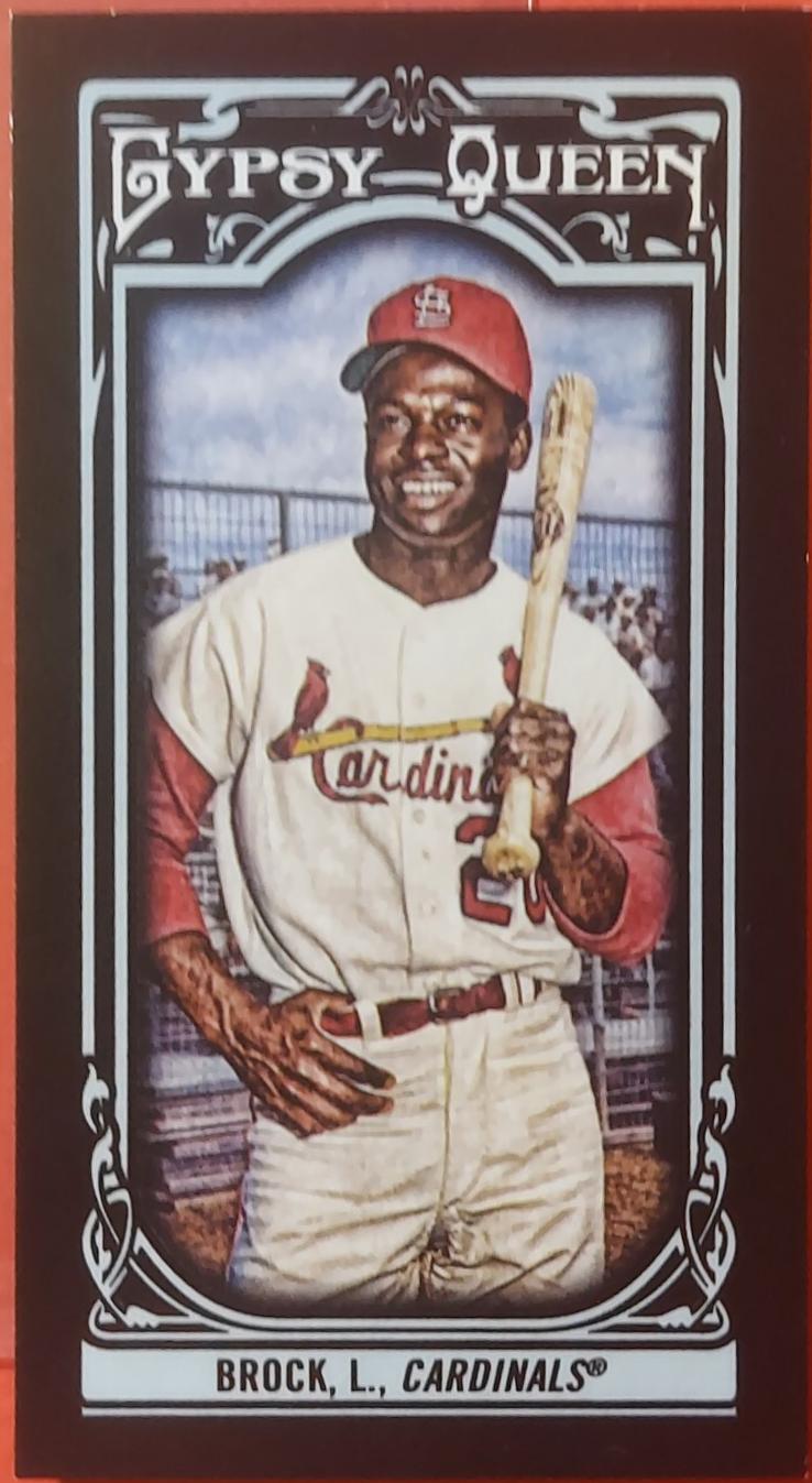 Lou Brock [Mini Black] #82