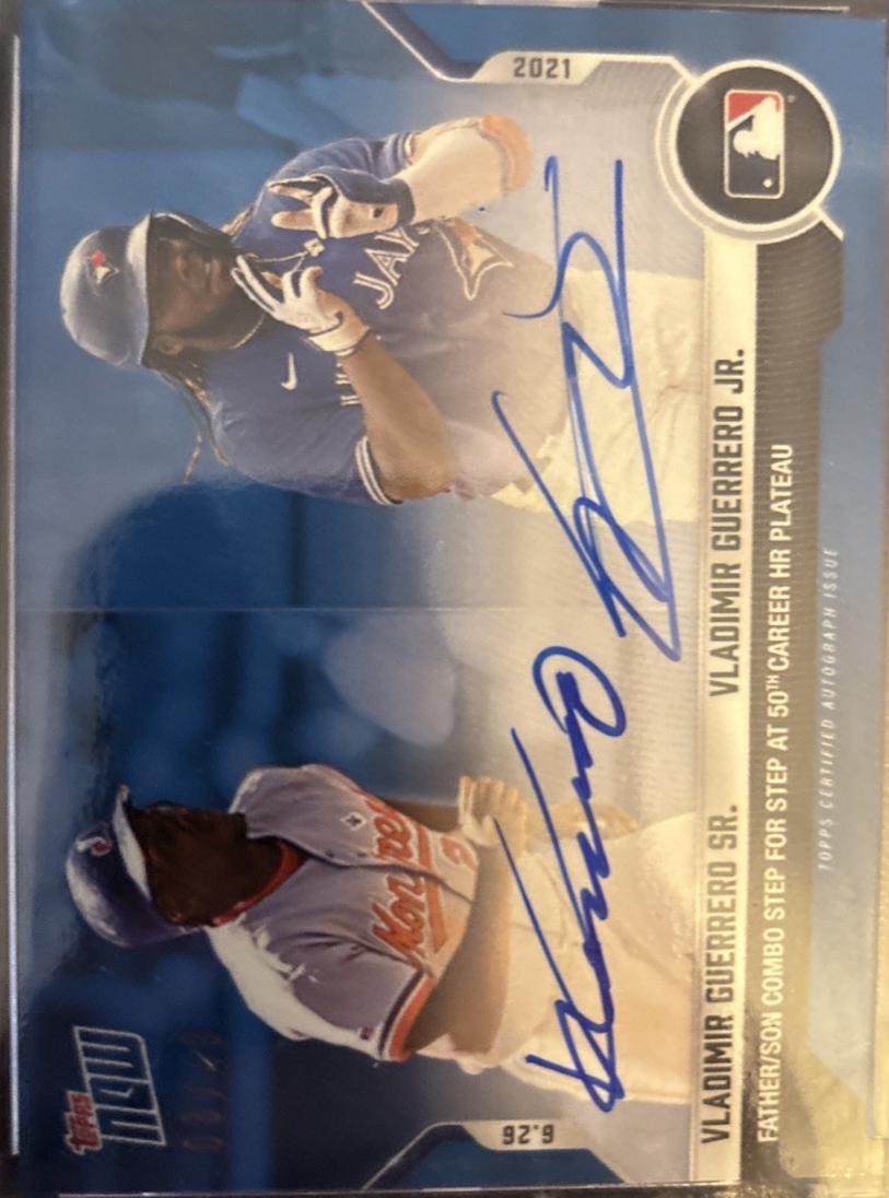 Vladimir Guerrero Sr. / Vladimir Guerrero Jr. [Autograph] #417A