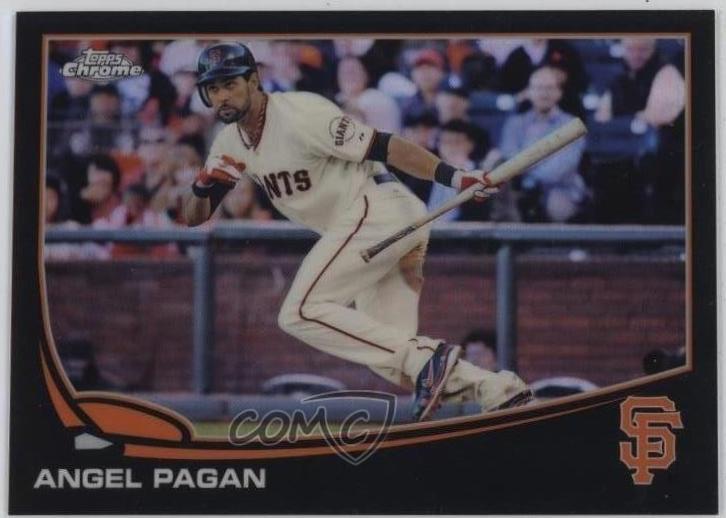 Angel Pagan [Black Refractor] #86
