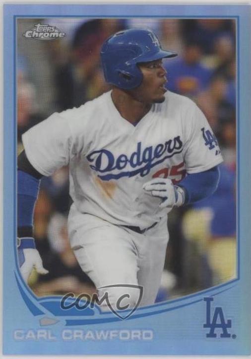 Carl Crawford [Blue Refractor] #56