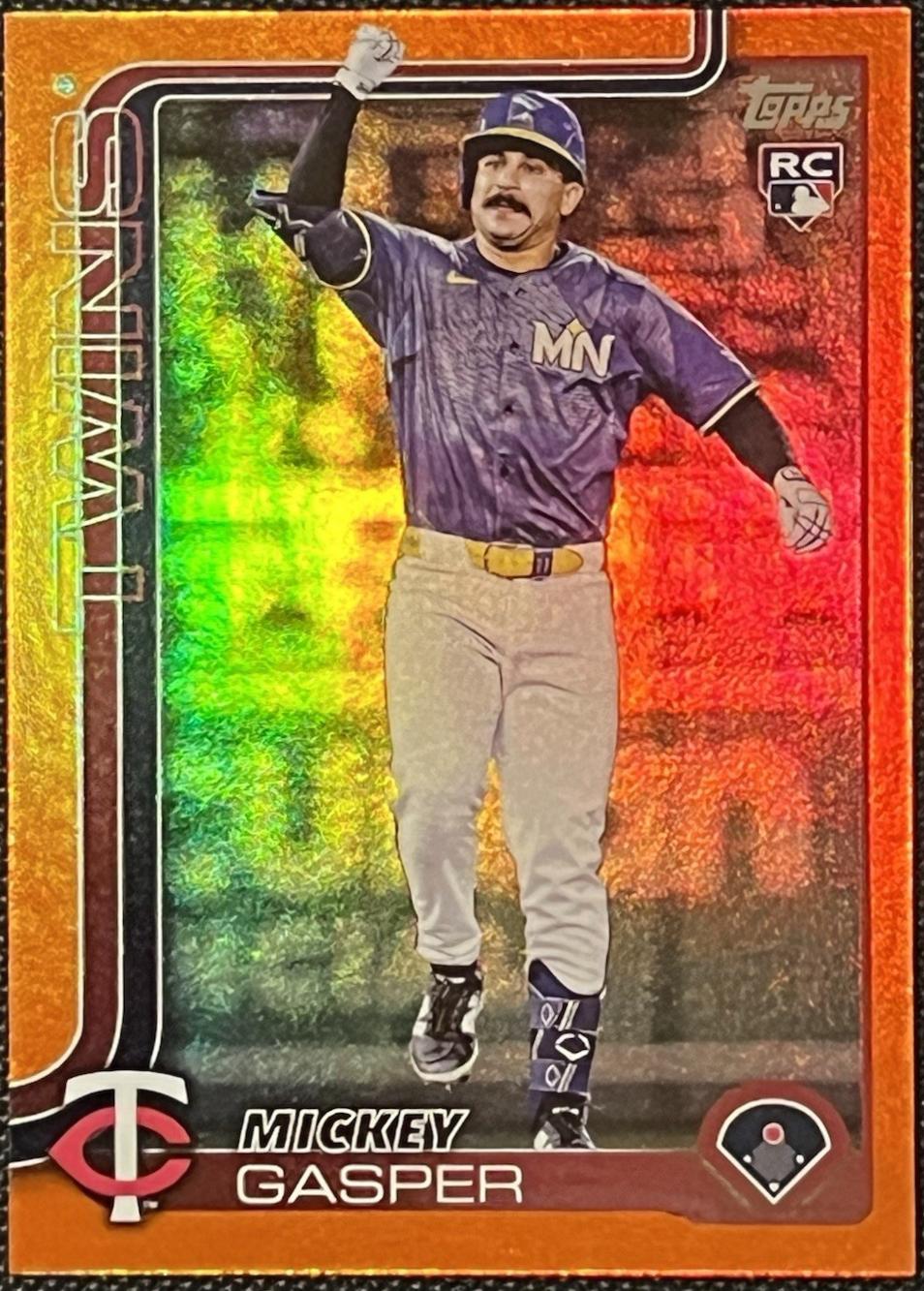 Mickey Gasper [Orange Rainbow Foil] #US291