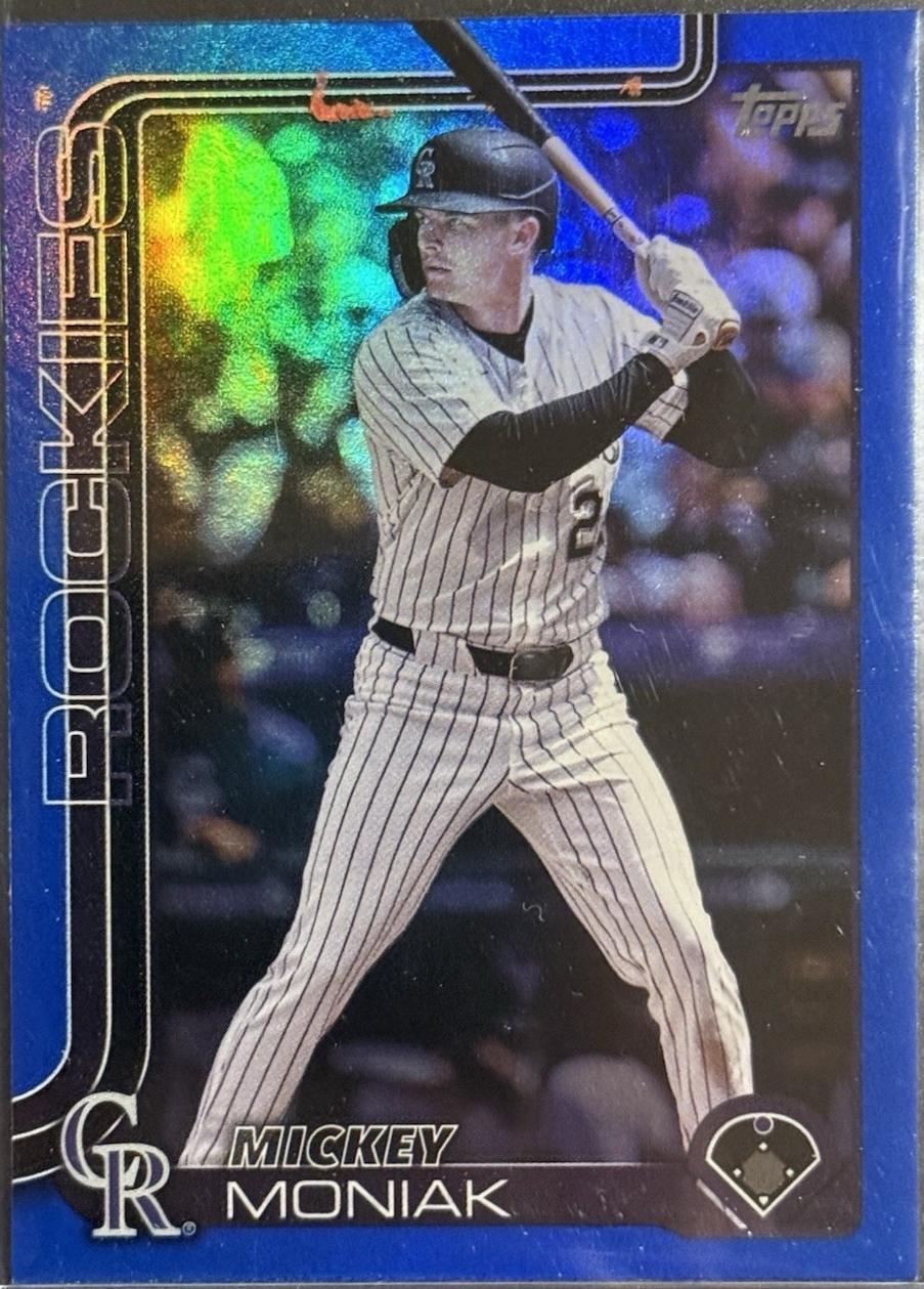 Mickey Moniak [Blue Rainbow Foil] #US246