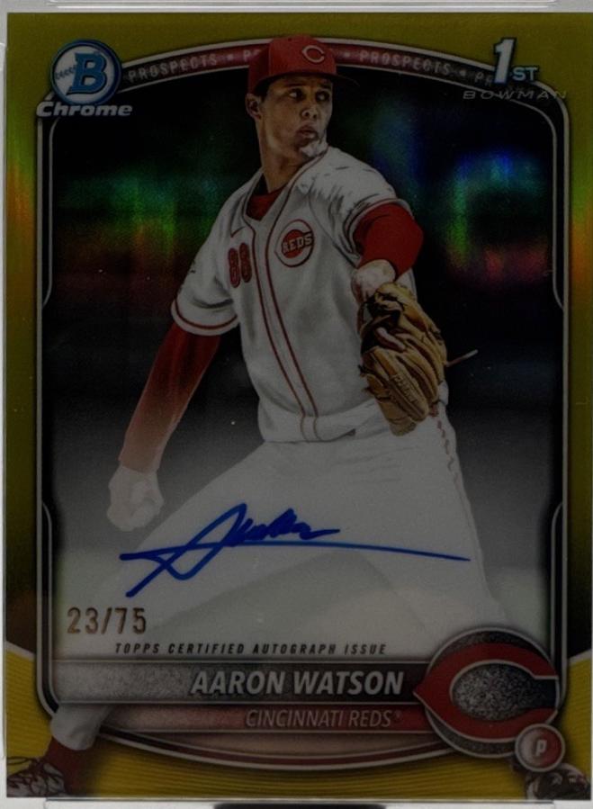 Aaron Watson [Yellow Refractor] #CPA-AW