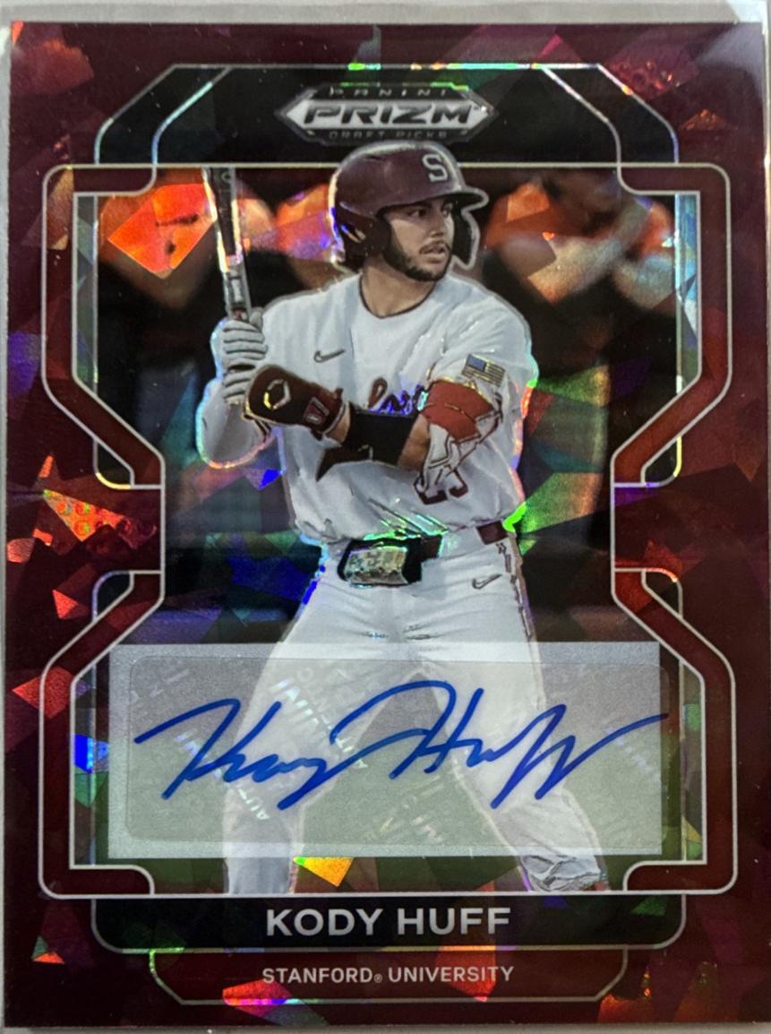 Kody Huff [Burgundy Ice Autograph] #PDP206