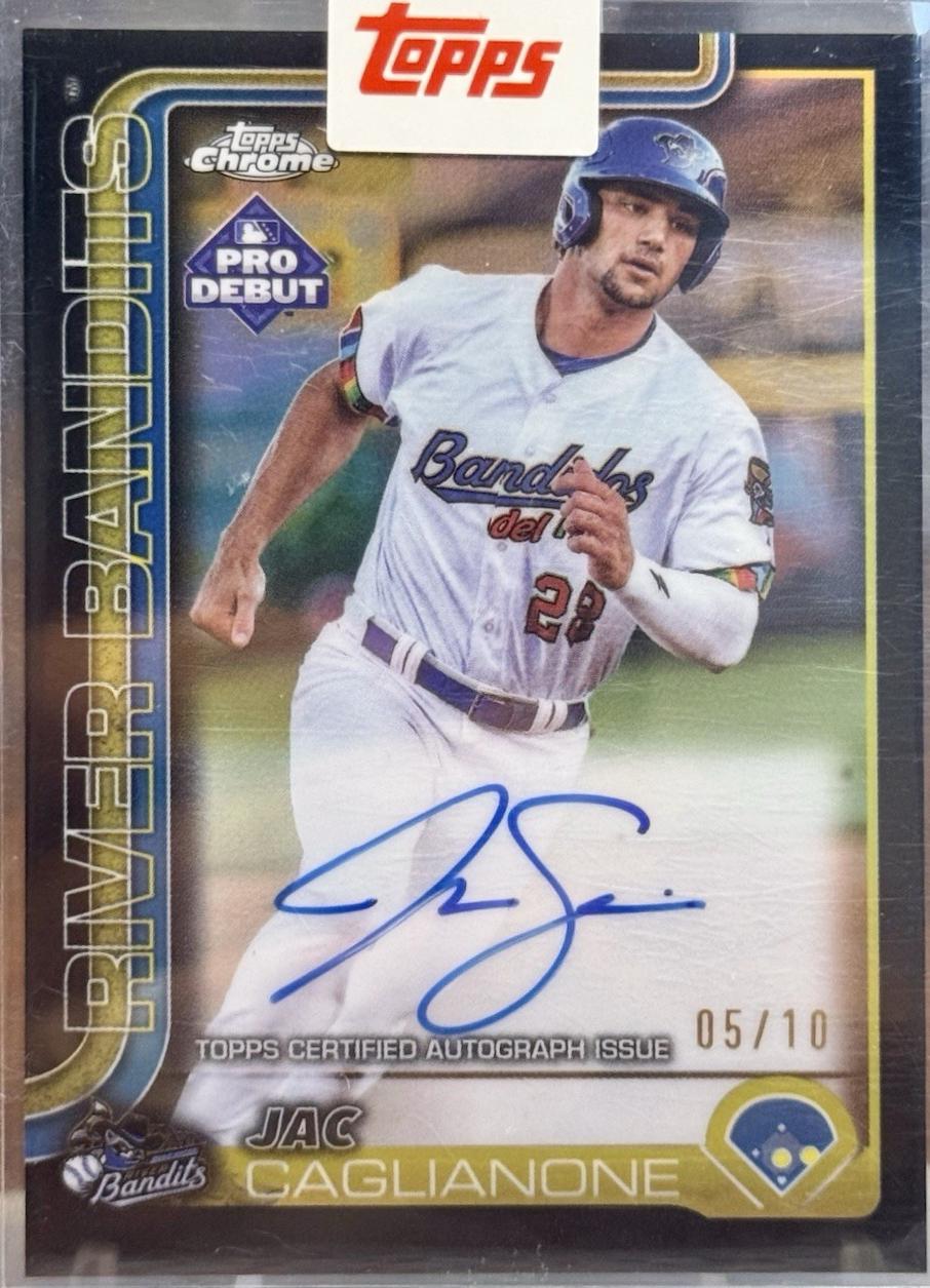 Jac Caglianone [Black Refractor Autograph] #PDC-89