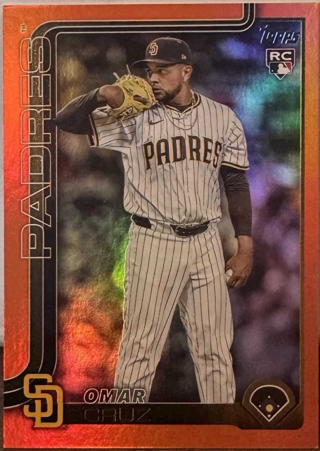 Omar Cruz [Orange Rainbow Foil] #US90