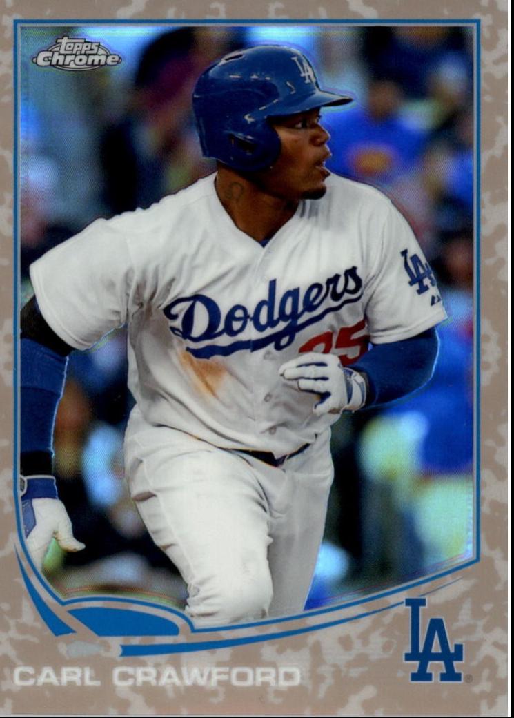 Carl Crawford [Camo Refractor] #56