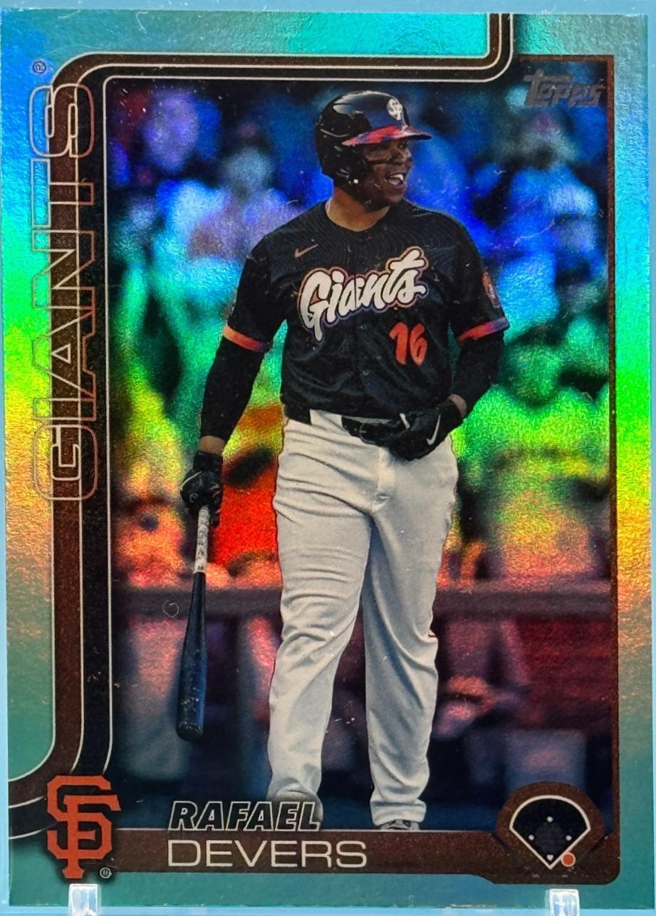 Rafael Devers [Aqua Rainbow Foil] #US300