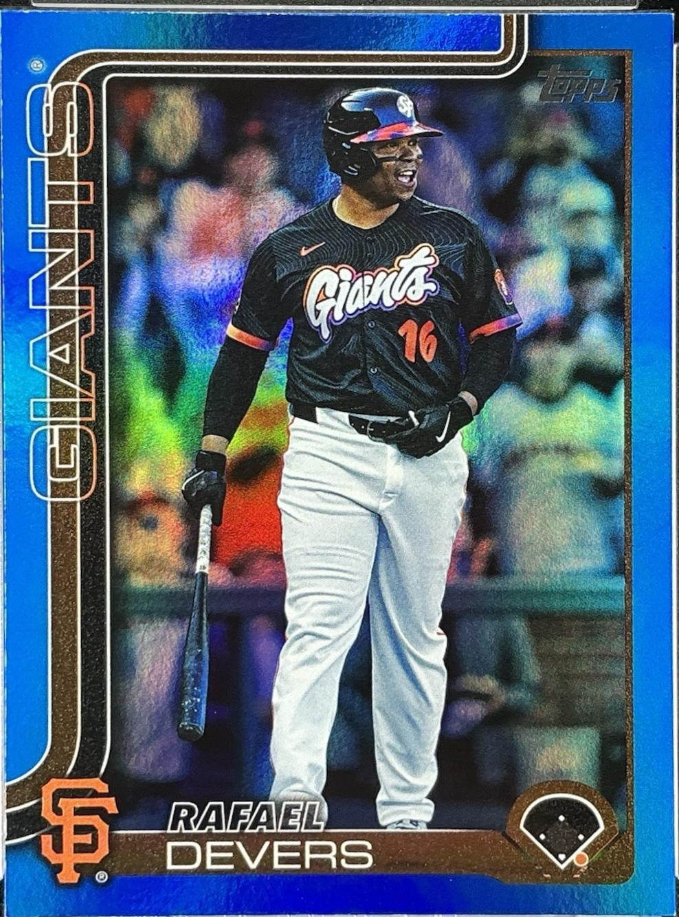 Rafael Devers [Blue Rainbow Foil] #US300