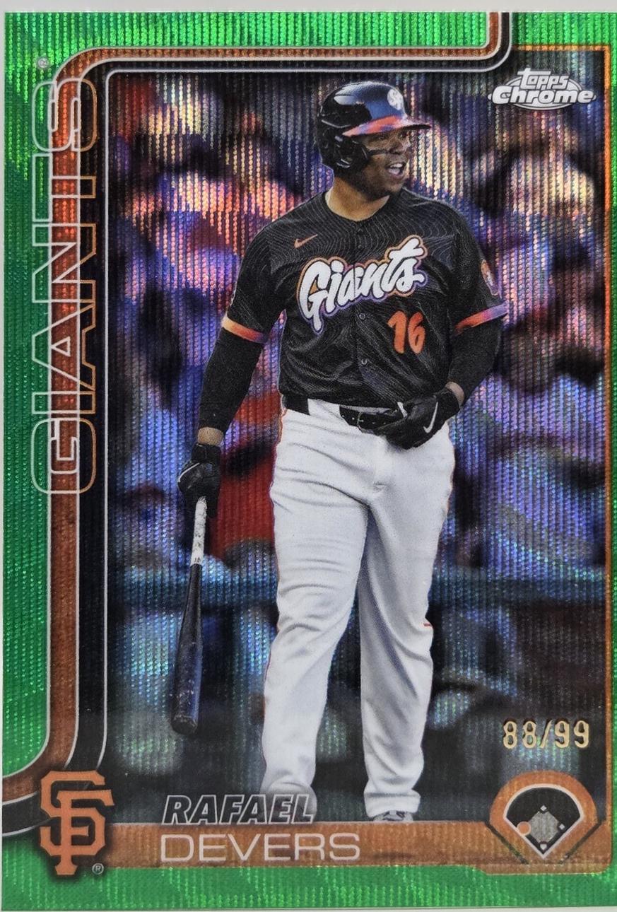 Rafael Devers [Green Rainbow Foil] #US300