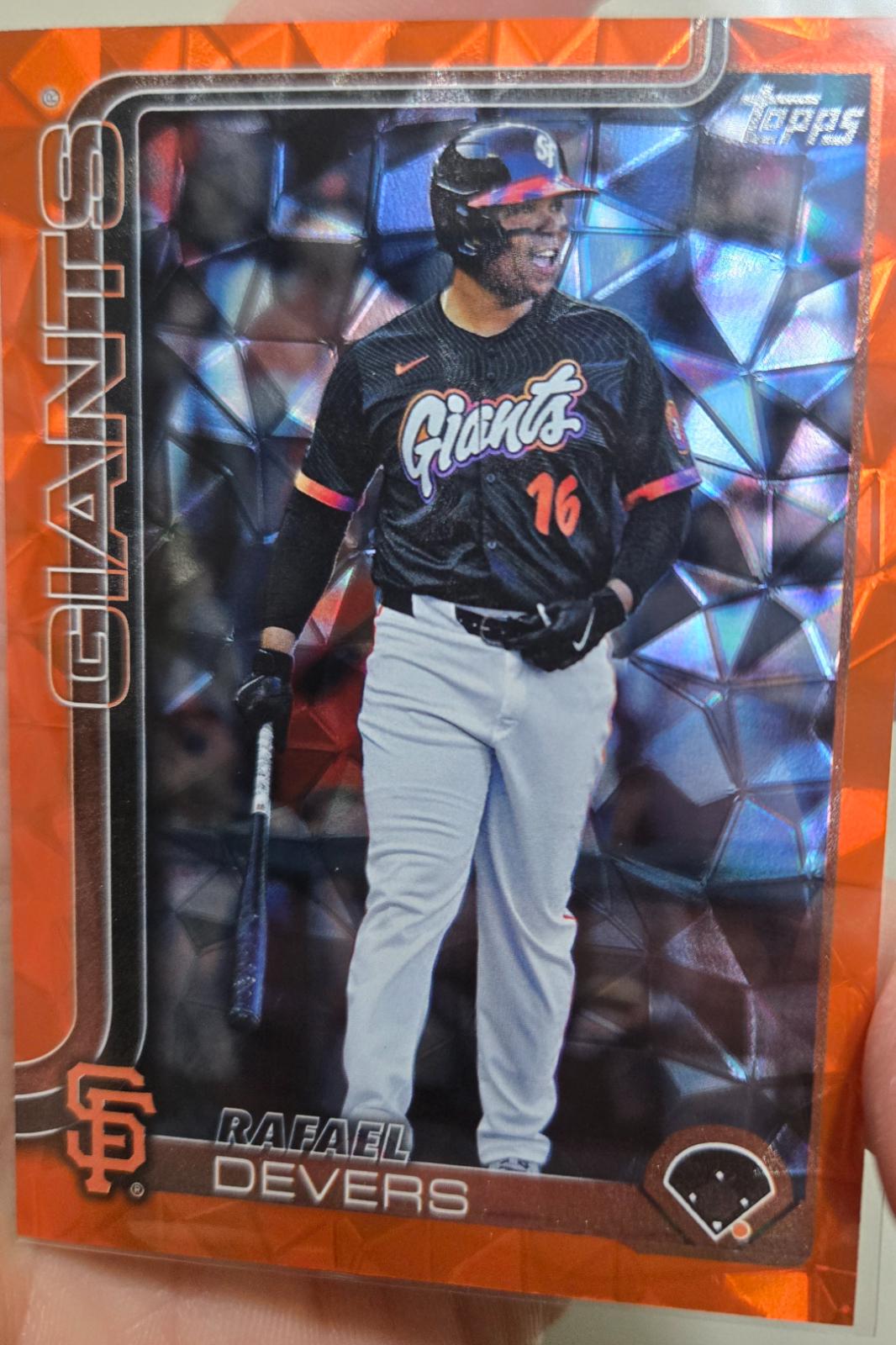 Rafael Devers [Orange Diamante Foil] #US300
