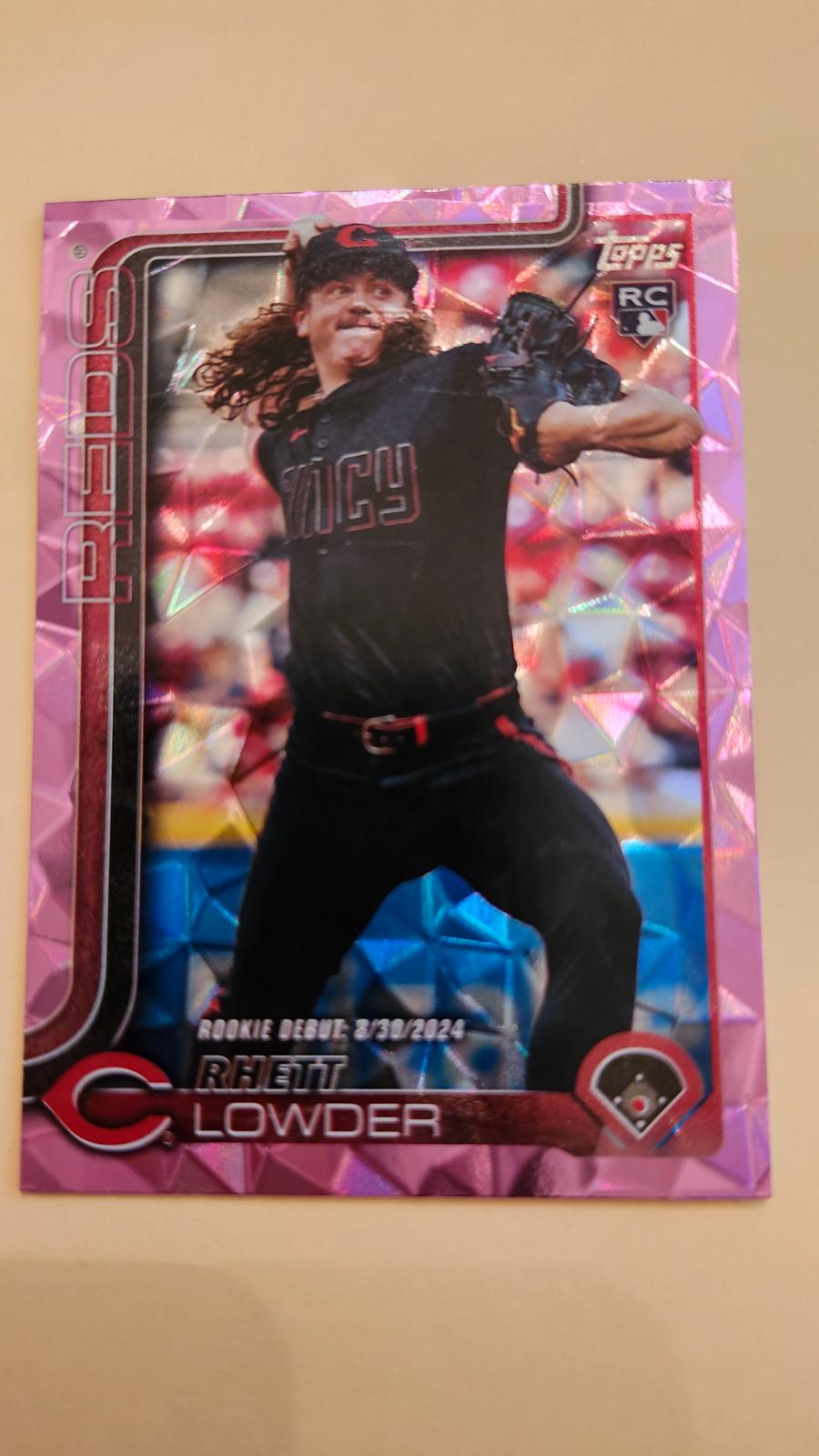 Rhett Lowder [Pink Diamante Foil] #US318