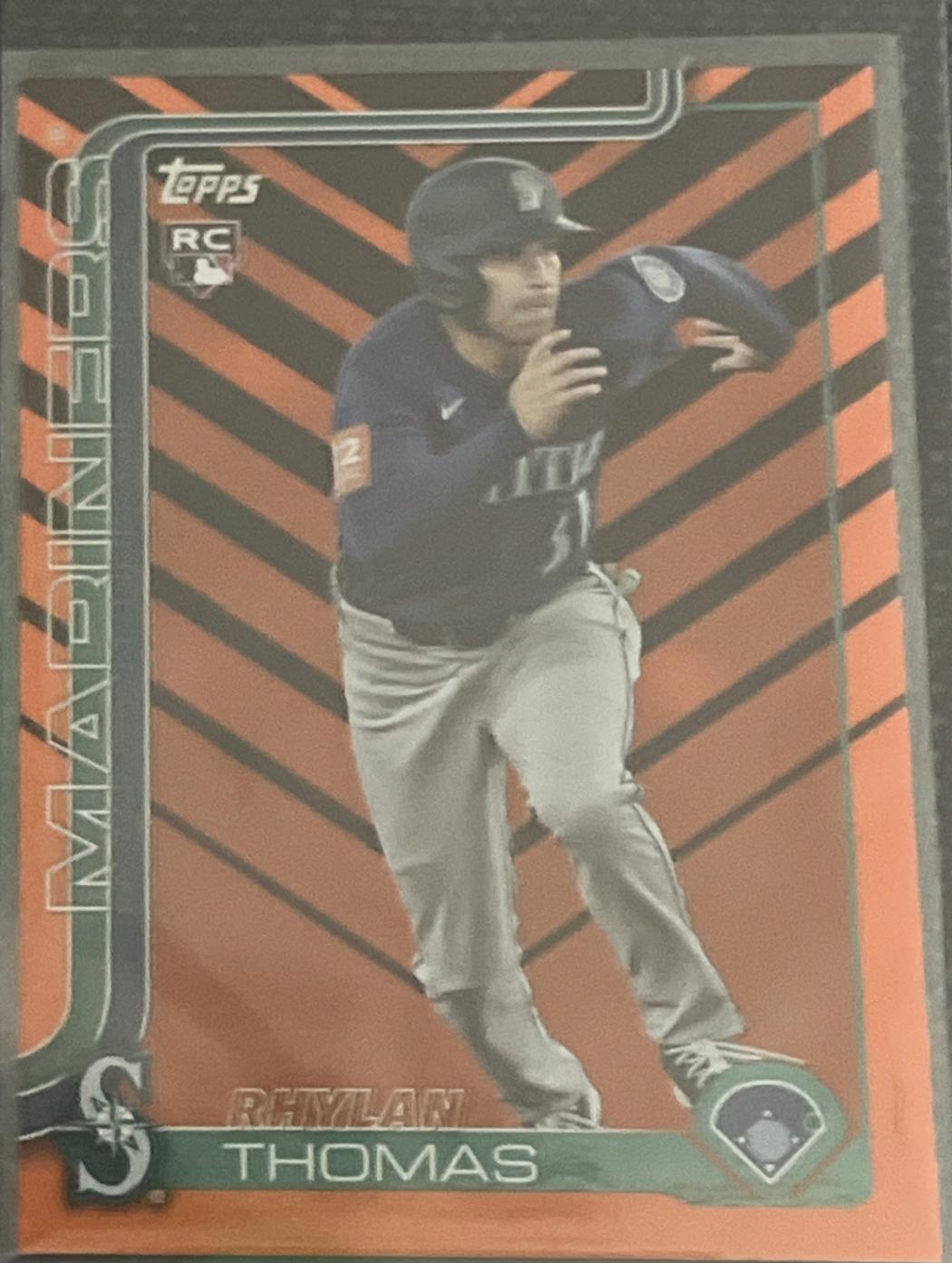 Rhylan Thomas [Orange Diamante Foil] #US196