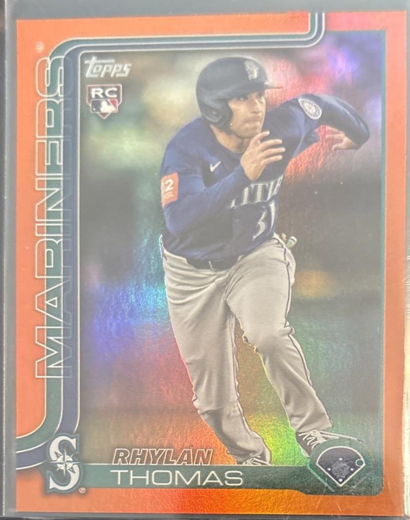 Rhylan Thomas [Orange Rainbow Foil] #US196