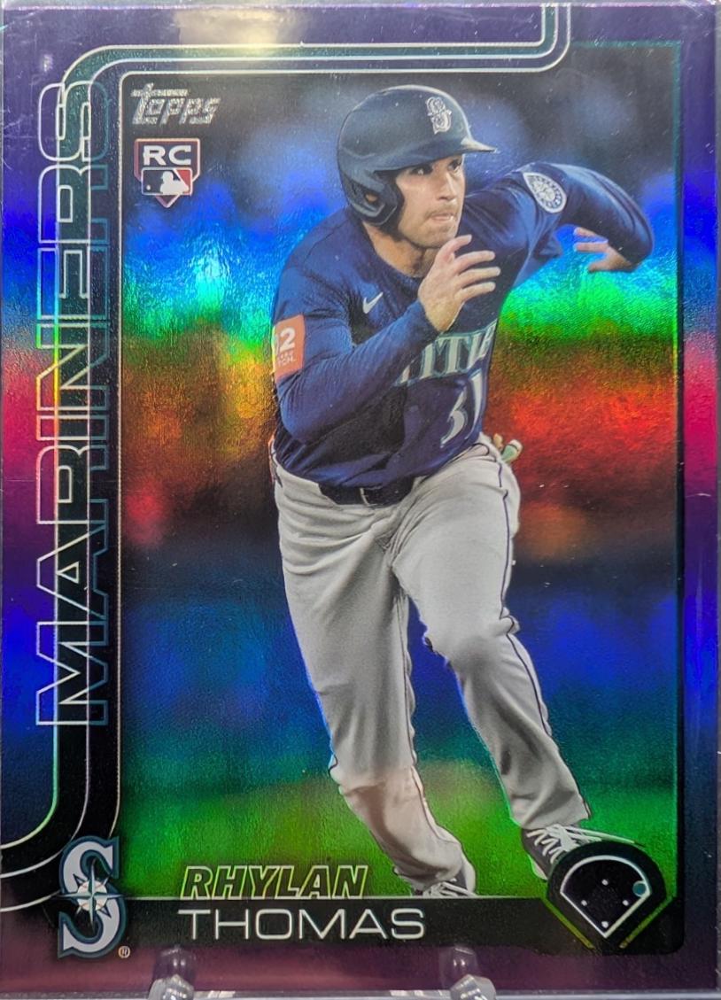 Rhylan Thomas [Purple Rainbow Foil] #US196