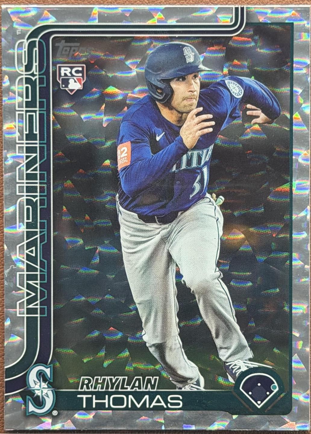 Rhylan Thomas [Silver Crackle Foil] #US196