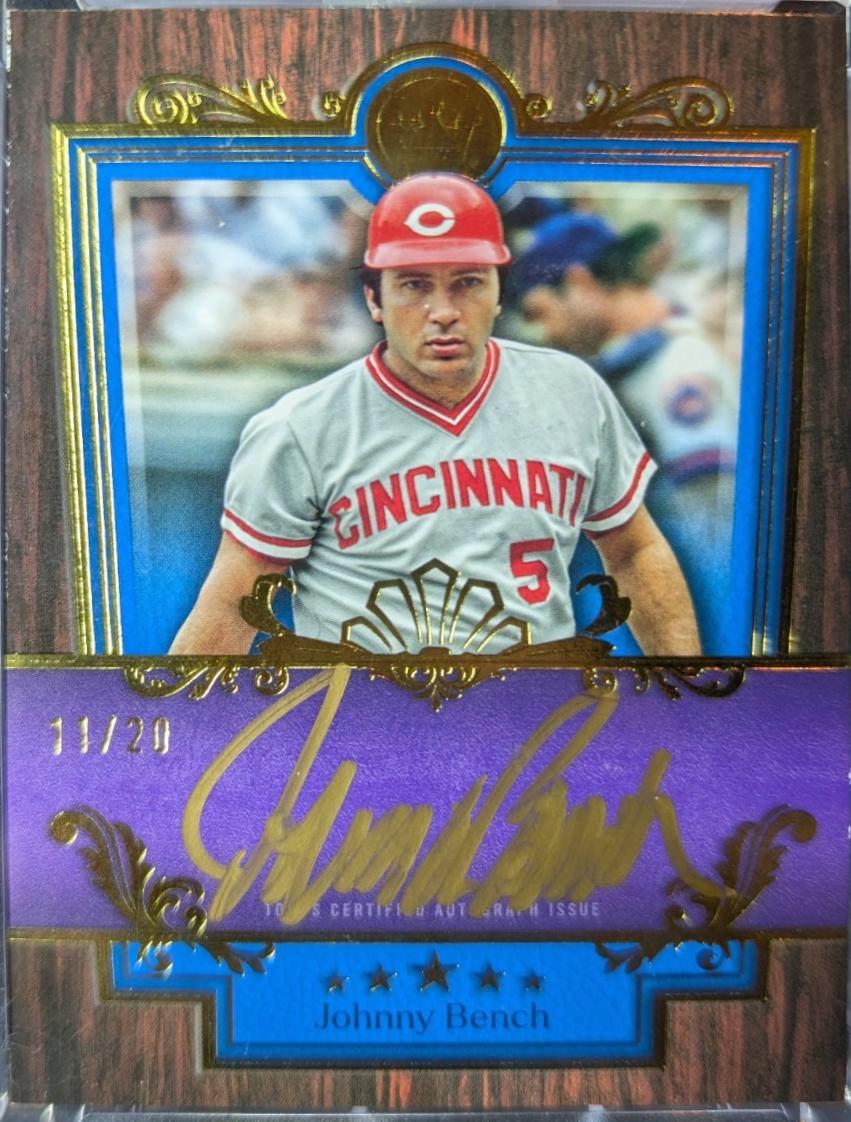 Johnny Bench [Blue] #BR-JB