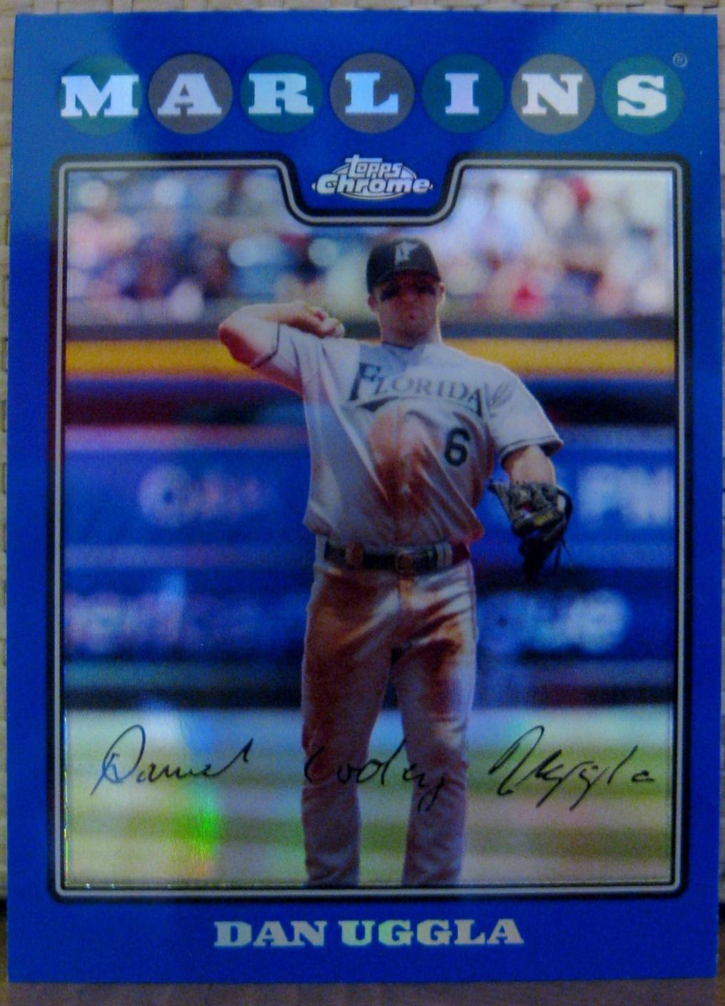 Dan Uggla [Blue Refractor] #21