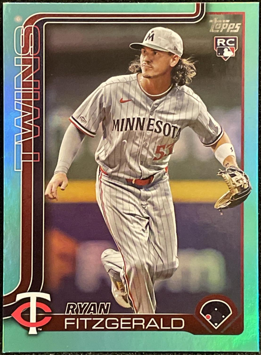 Ryan Fitzgerald [Aqua Rainbow Foil] #US308