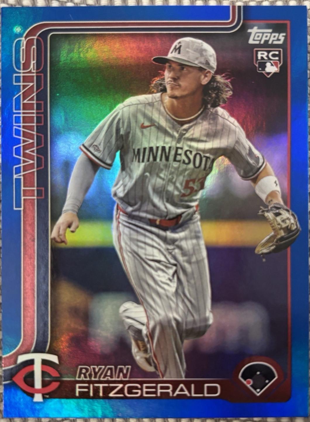 Ryan Fitzgerald [Blue Rainbow Foil] #US308