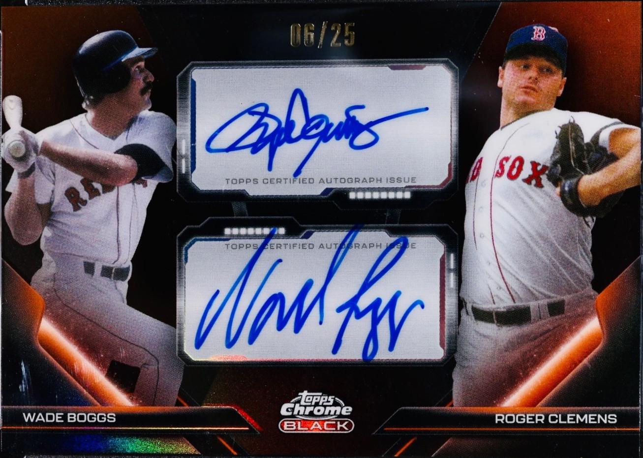 Wade Boggs / Roger Clemens [Orange] #PDPA-BC