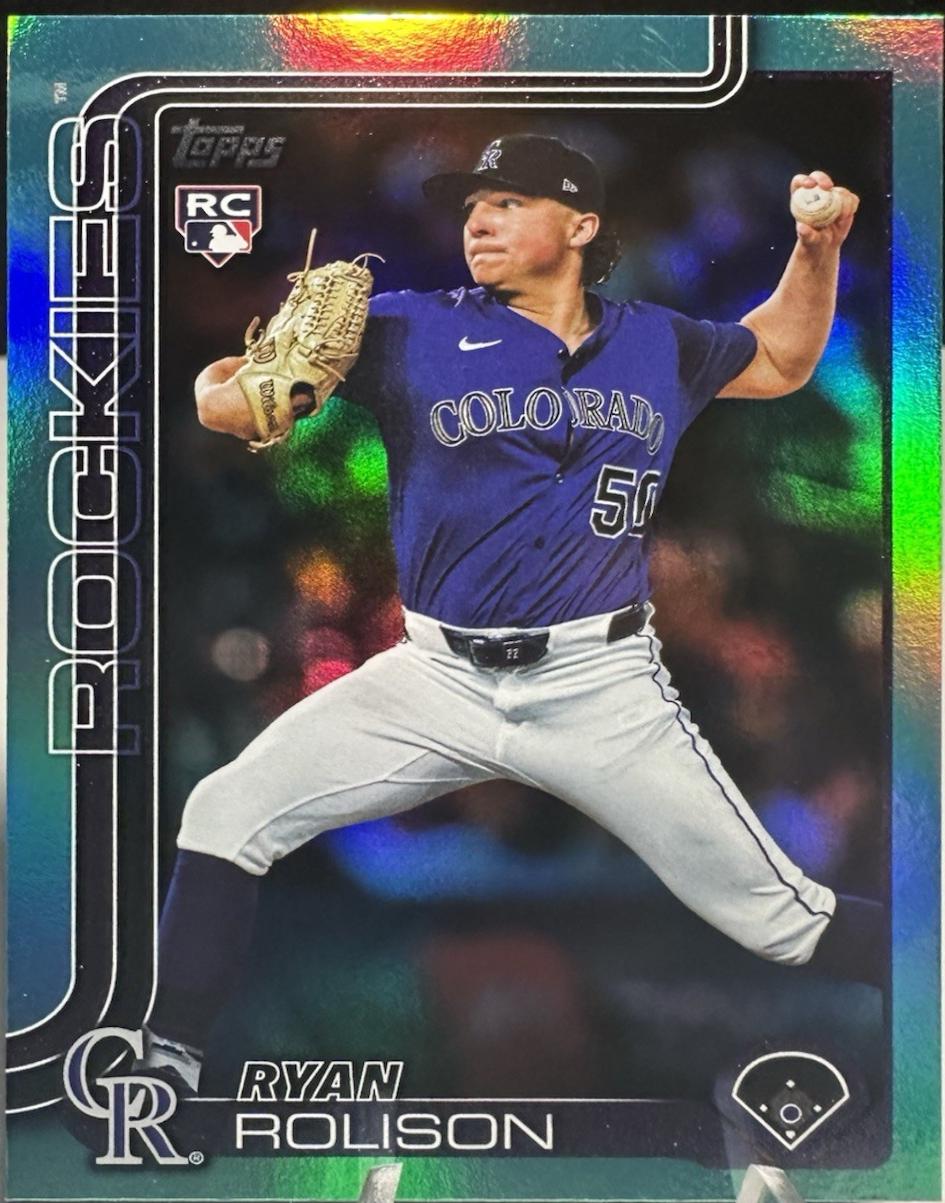 Ryan Rolison [Aqua Rainbow Foil] #US124
