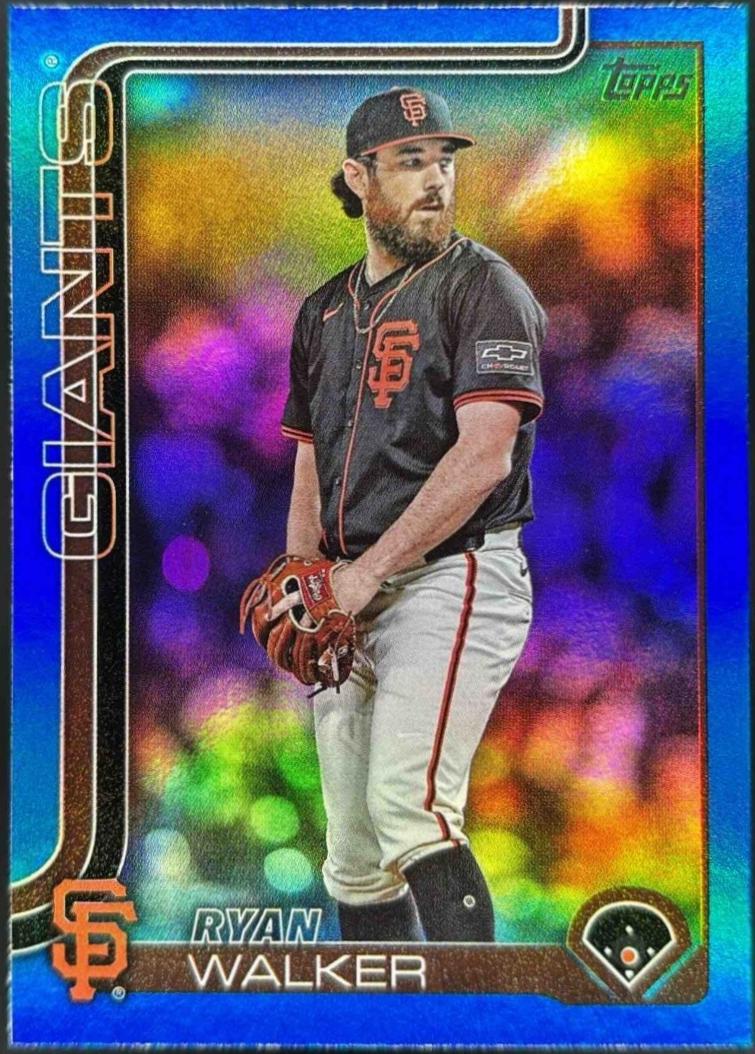Ryan Walker [Blue Rainbow Foil] #US179