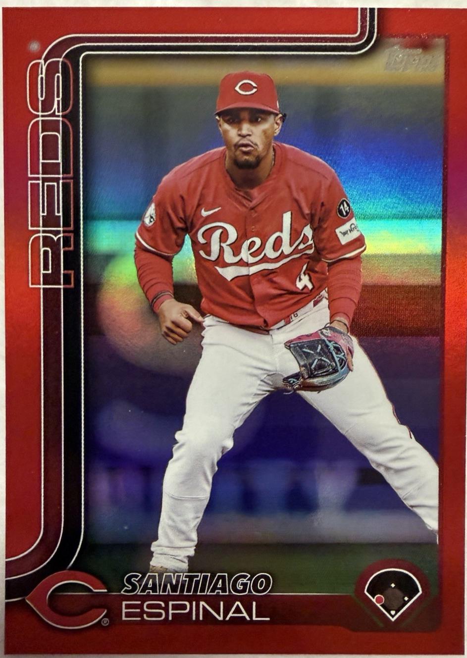 Santiago Espinal [Red Diamante Foil] #US150