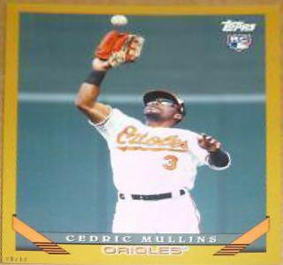 Cedric Mullins [1993 Topps Gold] #290