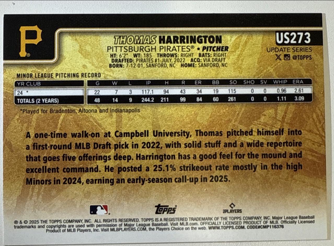 Thomas Harrington [Golden Mirror] #US273