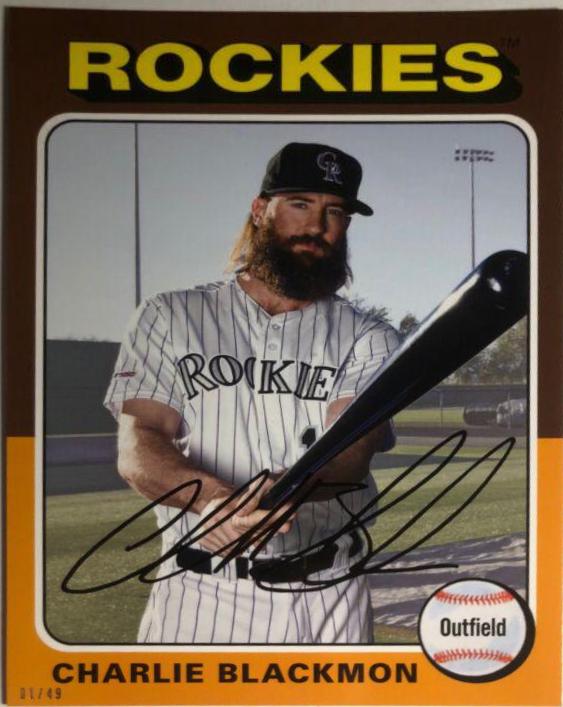 Charlie Blackmon [5X7] #157