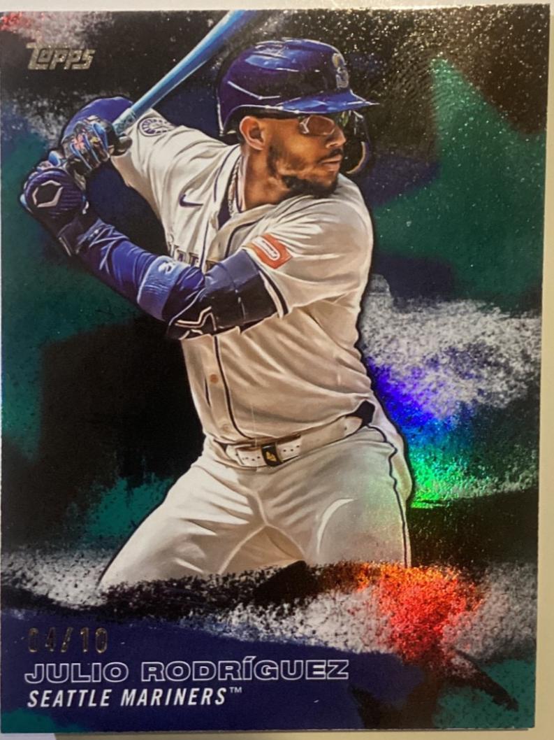 Julio Rodriguez [Black Crackleboard Foil] #SMLB-4
