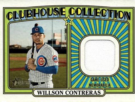 Willson Contreras Clubhouse Collection Relics #CCR-WC