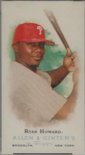 Ryan Howard [Mini Allen & Ginter Back] #79
